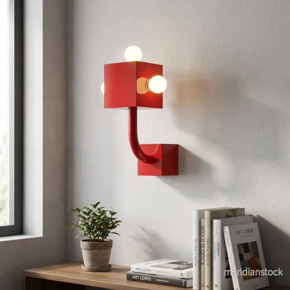 Trearmad dekorativ lampa - CubiLuxe