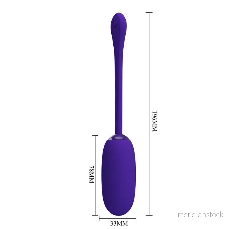PRETTY LOVE - JULIUS WATERPROOF-RECHARGEABLE VIBRATING EGG PURPLE - Bild 2