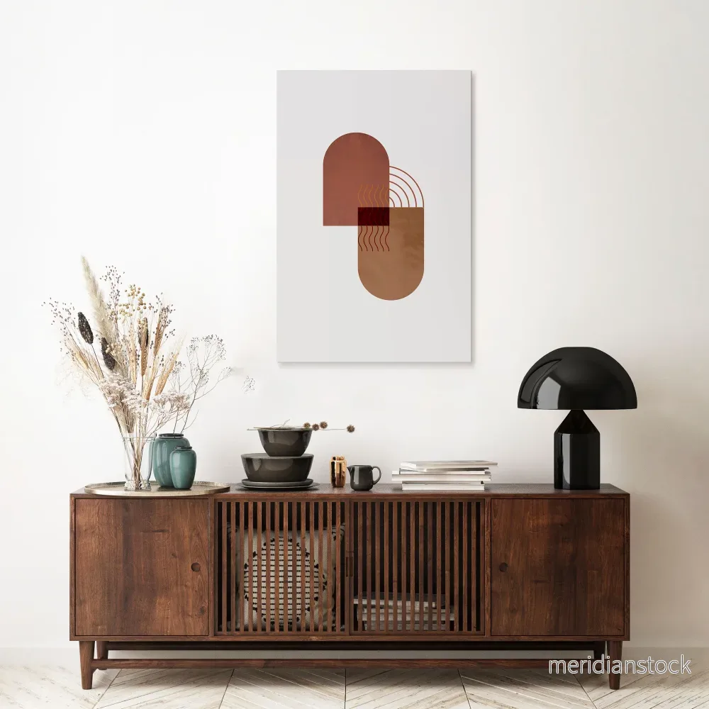 ECHOING DUET Vertical Canvas Print - Bild 2