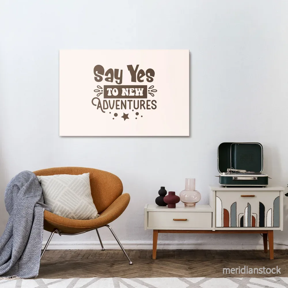 ADVENTURE AWAITS YOU Horizontal Canvas Print ADVENTURE AWAITS YOU Horizontal Canvas Print