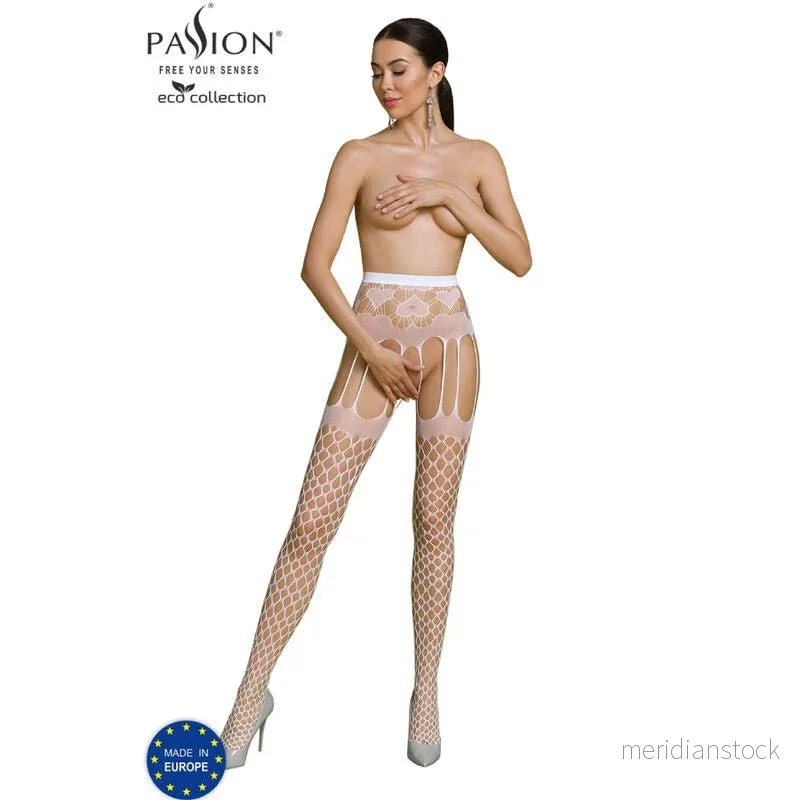 PASSION - ECO COLLECTION BODYSTOCKING ECO S009 RED - Bild 2