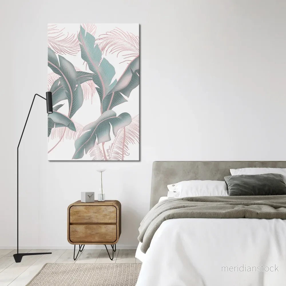 DELICATE BLISS Vertical Canvas Print