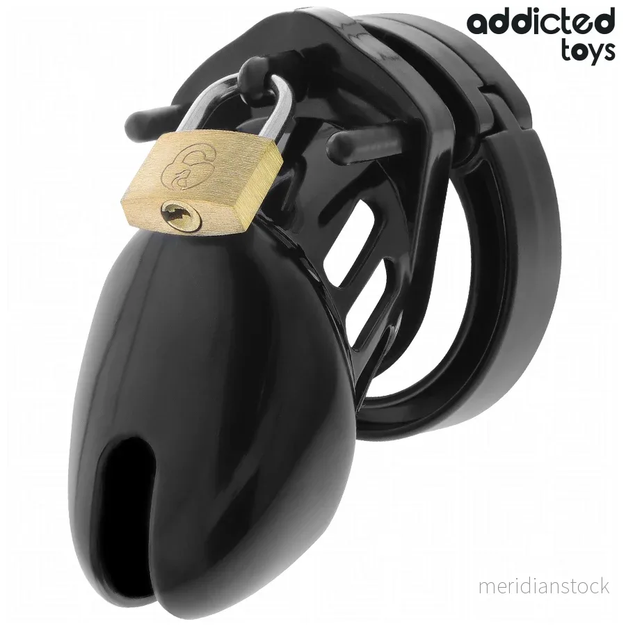 ADDICTED TOYS LOCKED - OBSIDIAN HOLD PENIS CAGE SIZE S - Bild 2