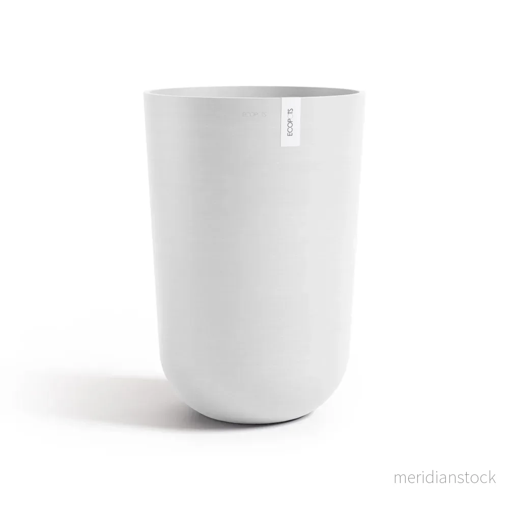 Kruka Oslo hög 52cm vit - Bild 3