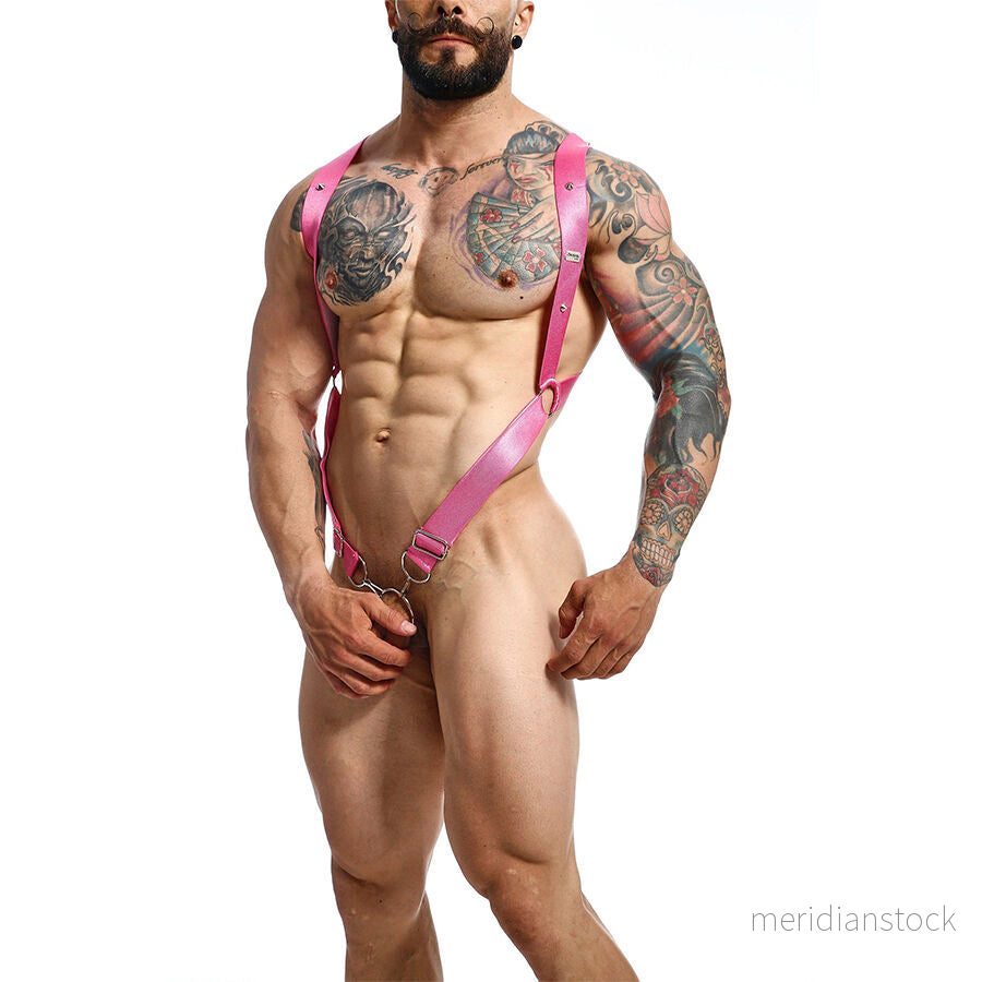 MOB - DNGEON CROSS BACK HARNESS PINK ONE SIZE - Bild 2