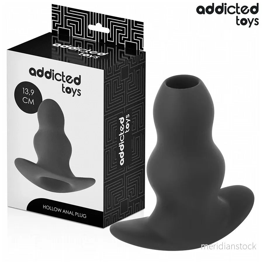 ADDICTED TOYS - HOLLOW ANAL PLUG SILICONE SIZE XL 13.9 CM
