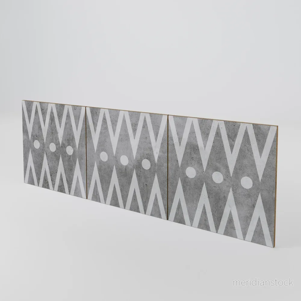 SHARP EDGES Luckset med 3 dörrar till sideboard