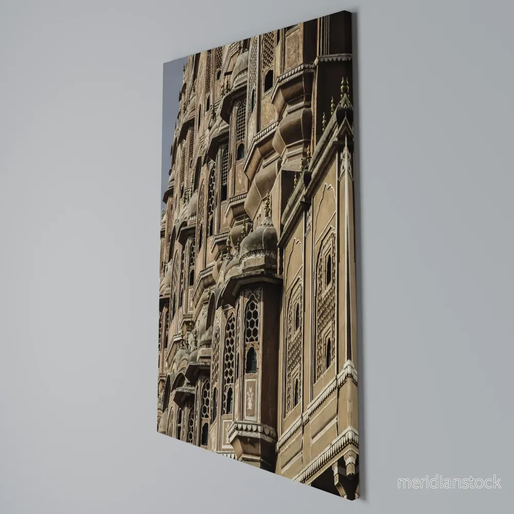 MAJESTIC FACADE FANTASY Vertical Canvas Print - Bild 3