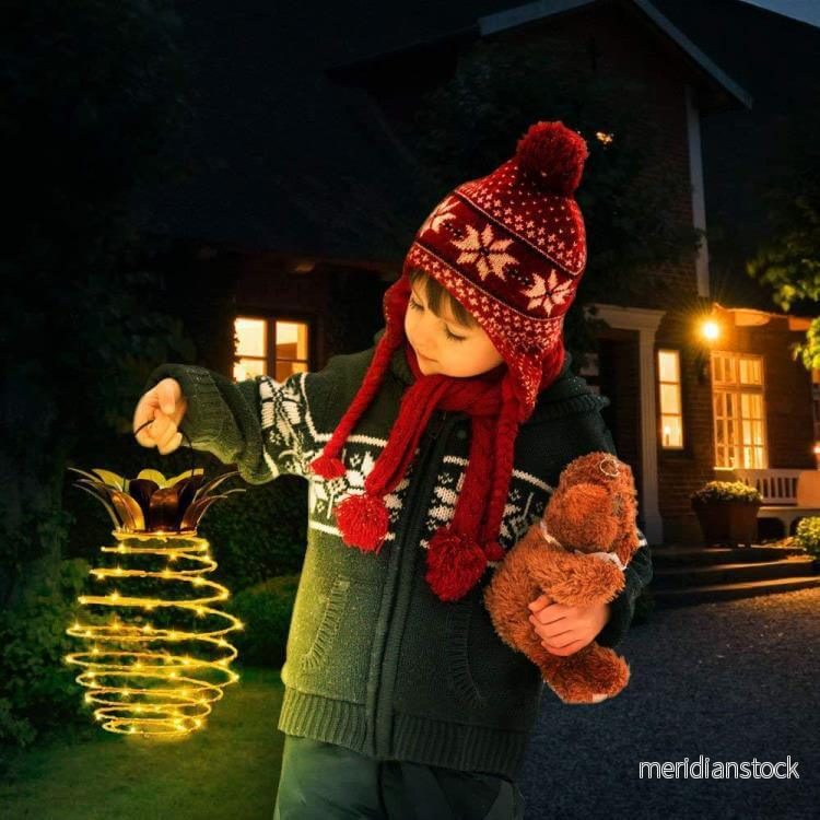 Ananas solcellslampa - SolarPine - Bild 2