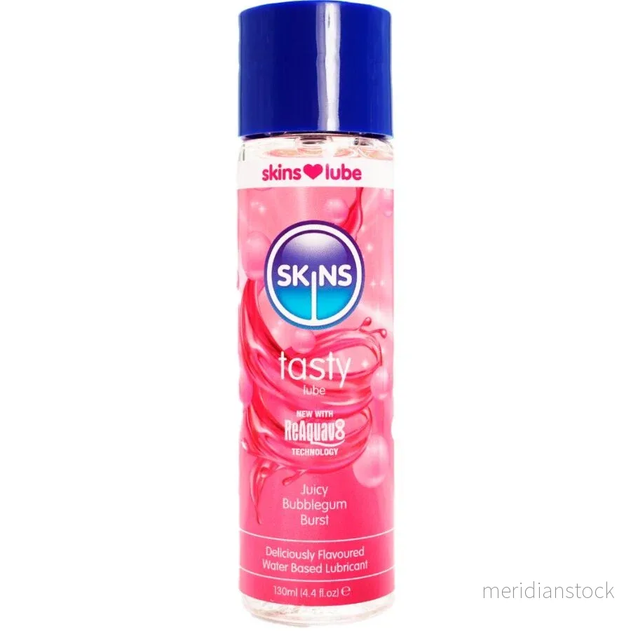 SKINS - TASTY WATER-BASED LUBRICANT BUBBLEGUM 130 ML