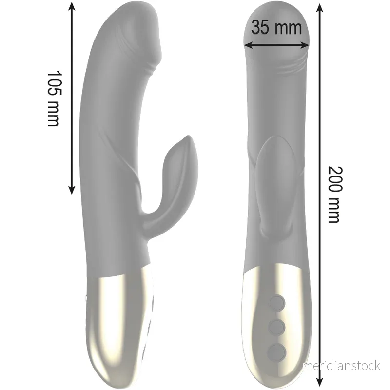 IBIZA - POWERFUL ANATOMICAL VIBRATOR WITH RABBIT - Bild 3