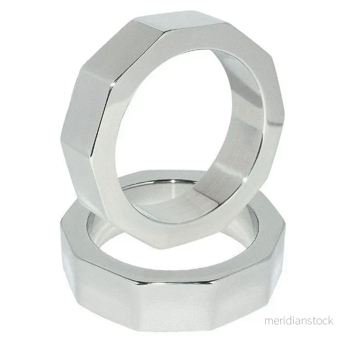 METAL HARD - PENIS AND TESTICLE NUT RING 45 MM - Bild 2