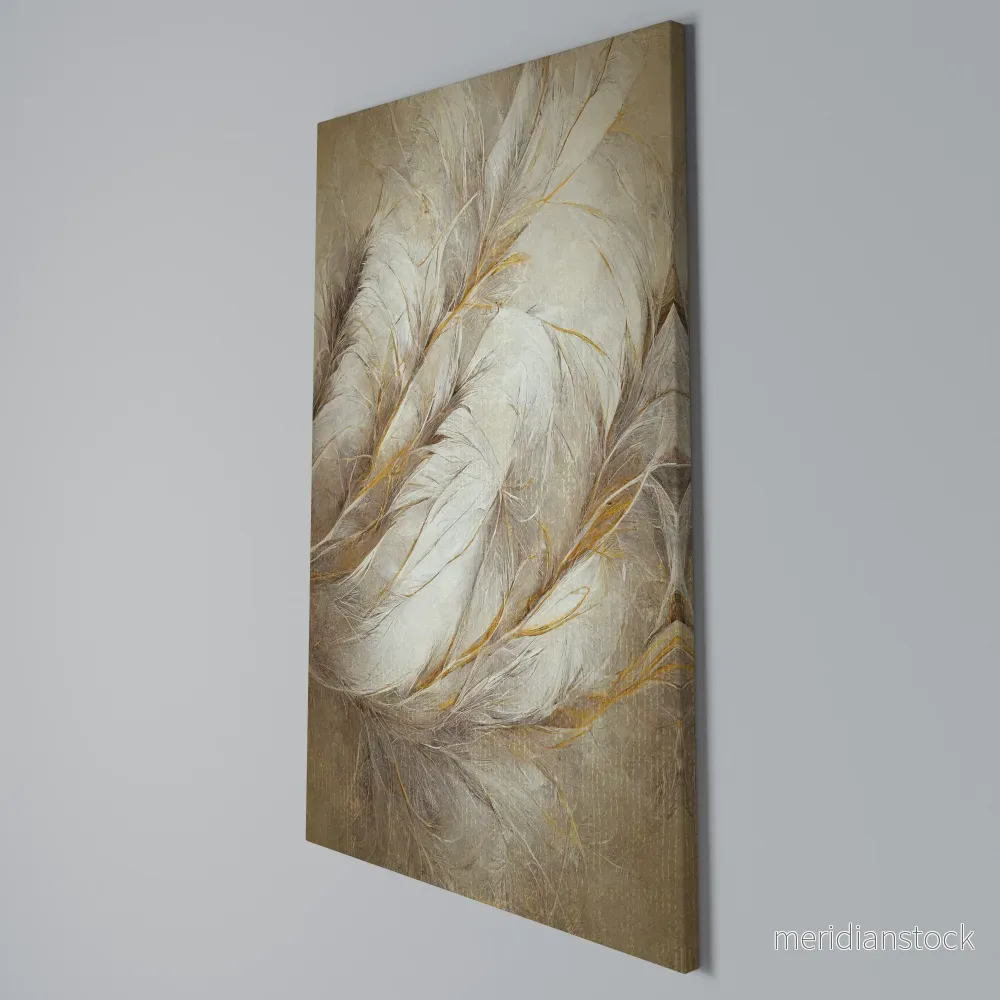 SOFT PLUMAGE Vertical Canvas Print - Bild 3