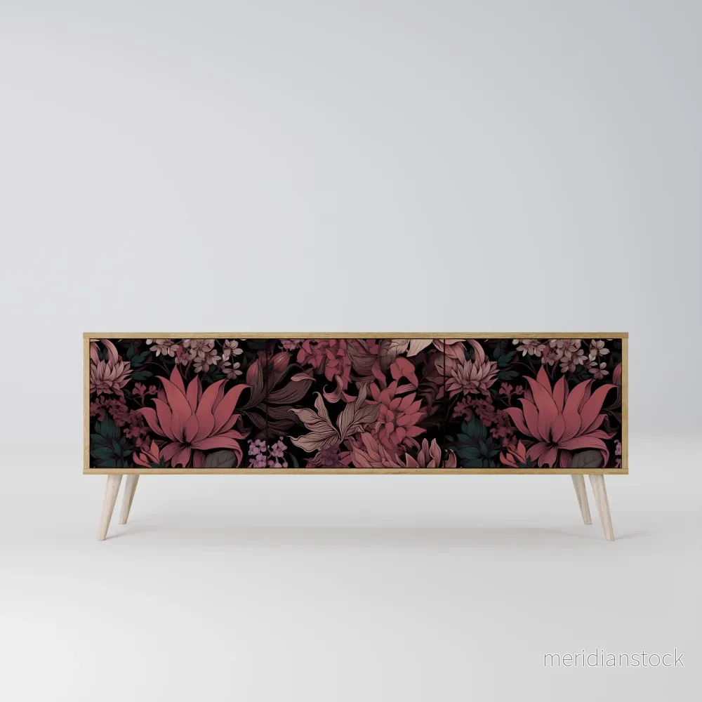 FLORAL WHISPER TV-bänk med 3 dörrar - Bild 2