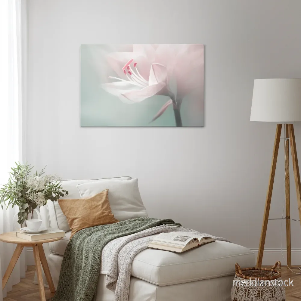 GENTLE LILY Horizontal Canvas Print - Bild 2
