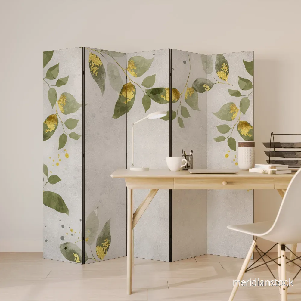 ELEGANT BOTANICS Dekorativ rumsavdelare – 5 paneler - Bild 3