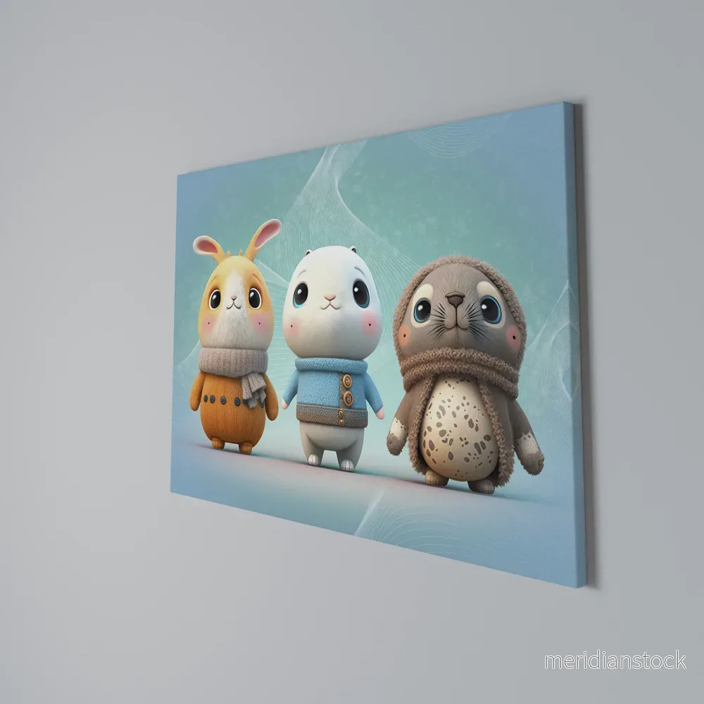 SWEETIES SQUAD Horizontal Canvas Print - Bild 3