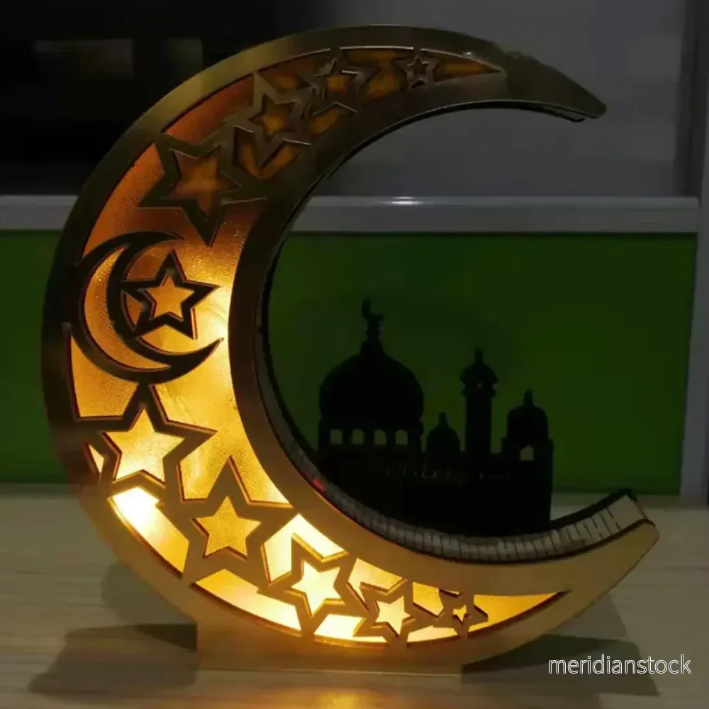 Festlig månf-formad LED-lampa - LunarShine - Bild 2