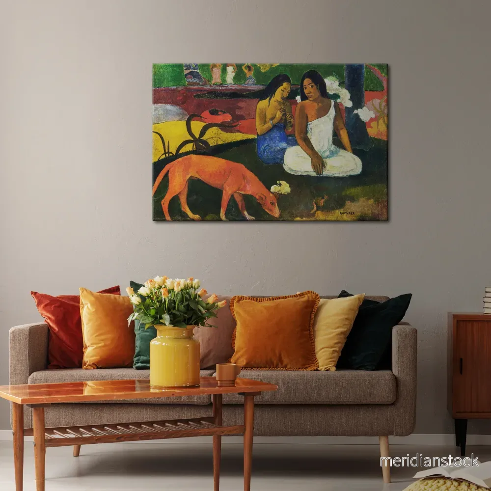 AREAREA BY GAUGUIN Horizontal Canvas Print - Bild 2