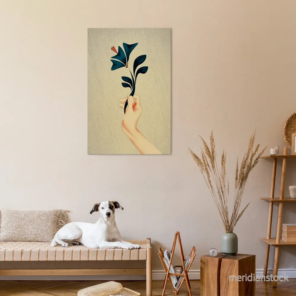 TAKE IT OR LEAF IT Vertical Canvas Print - Bild 2