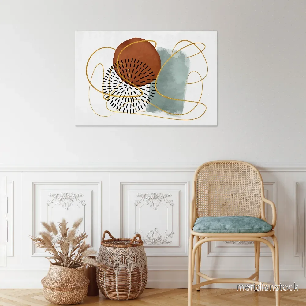 WRAPPED IN SHAPE Horizontal Canvas Print - Bild 2