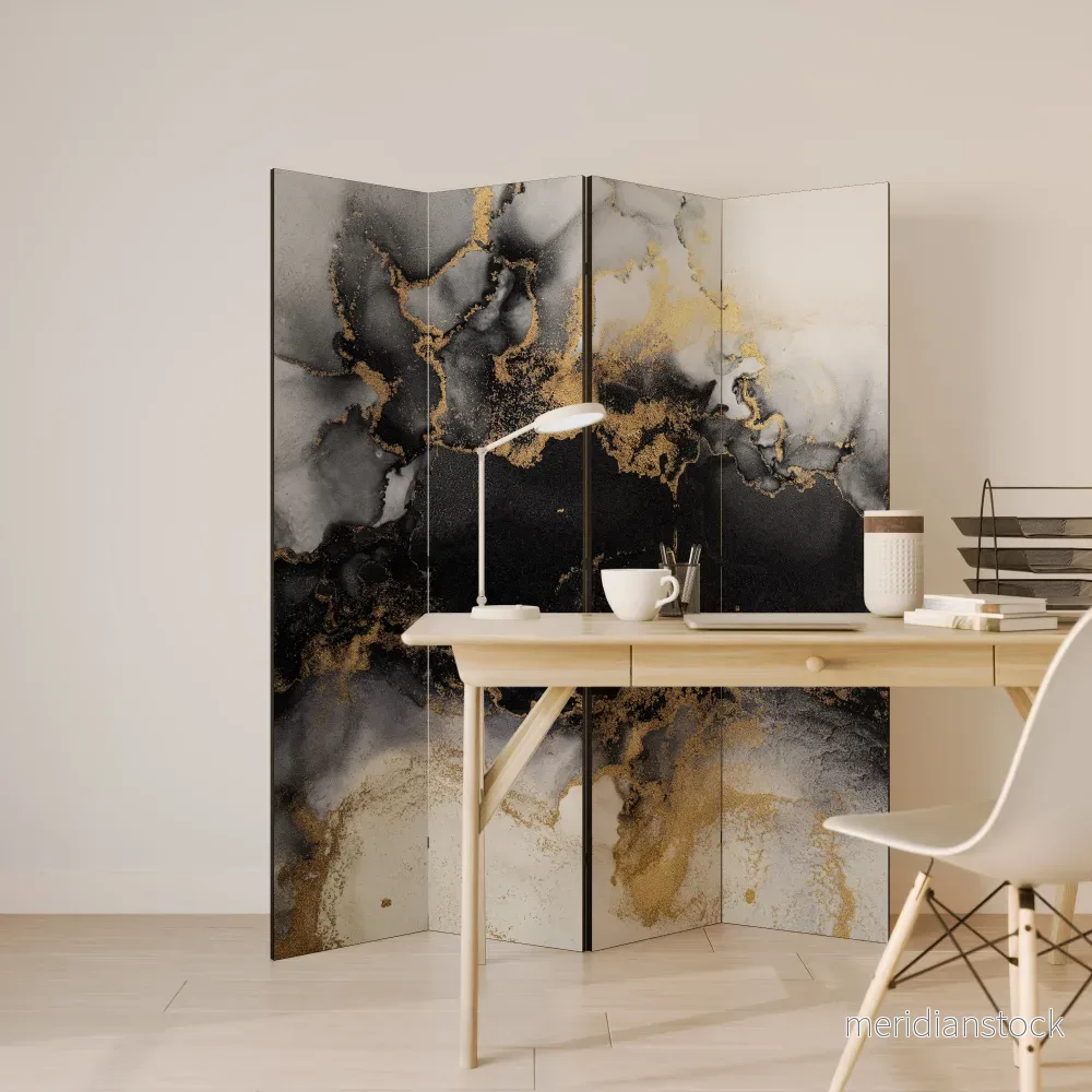 MARBLE OF TOMMORROW Rumsavdelare 4 paneler - Bild 3