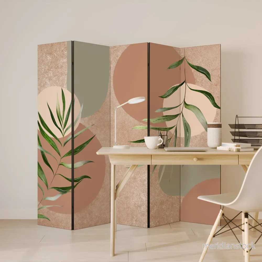 SENSUAL NATURE'S TAPESTRY Dekorativ rumsavdelare – 5 paneler - Bild 3