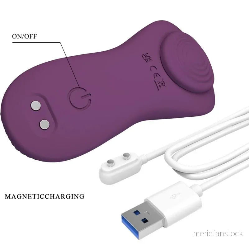 PRETTY LOVE - MANE LAY ON CLITORIS MASSAGER 10 VIBRATIONS REMOTE CONTROL PURPLE - Bild 3