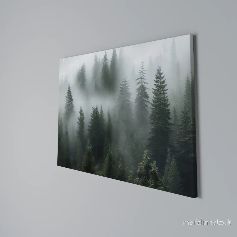 FOGGY CREST Horizontal Canvas Print - Bild 3