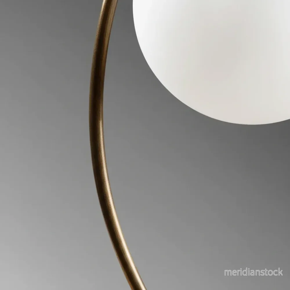 Minimalistisk bordslampa med metallställning - Sphereon - Bild 3