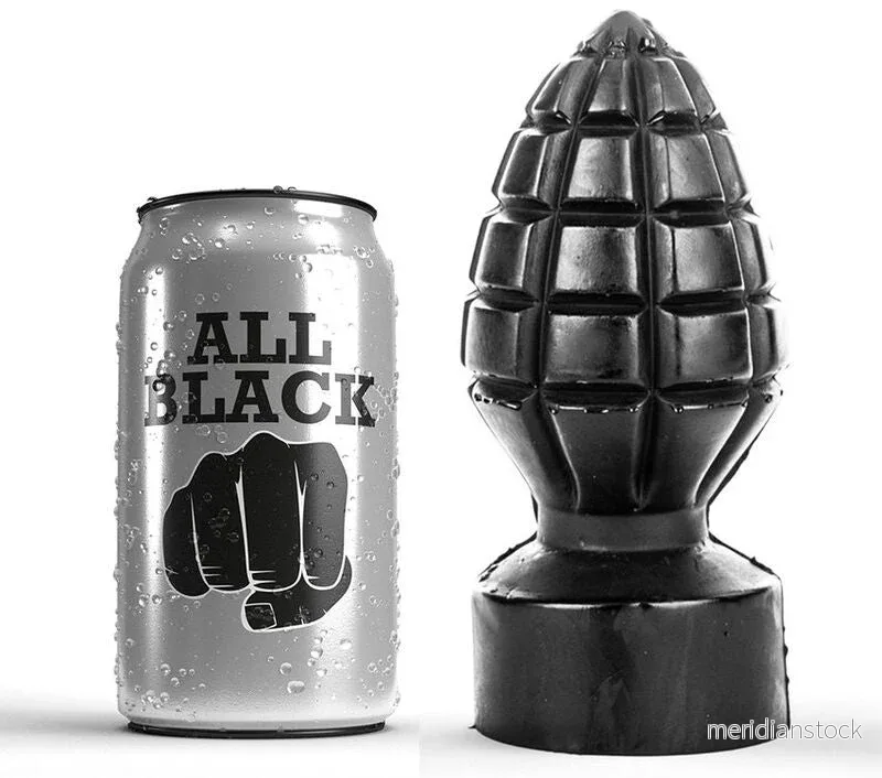 ALL BLACK - PLUG ANAL 14 CM - Bild 3