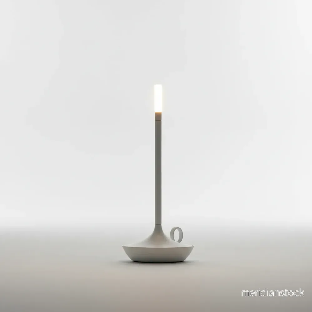 Minimalistisk bordslampa i aluminium - Lightara - Bild 2