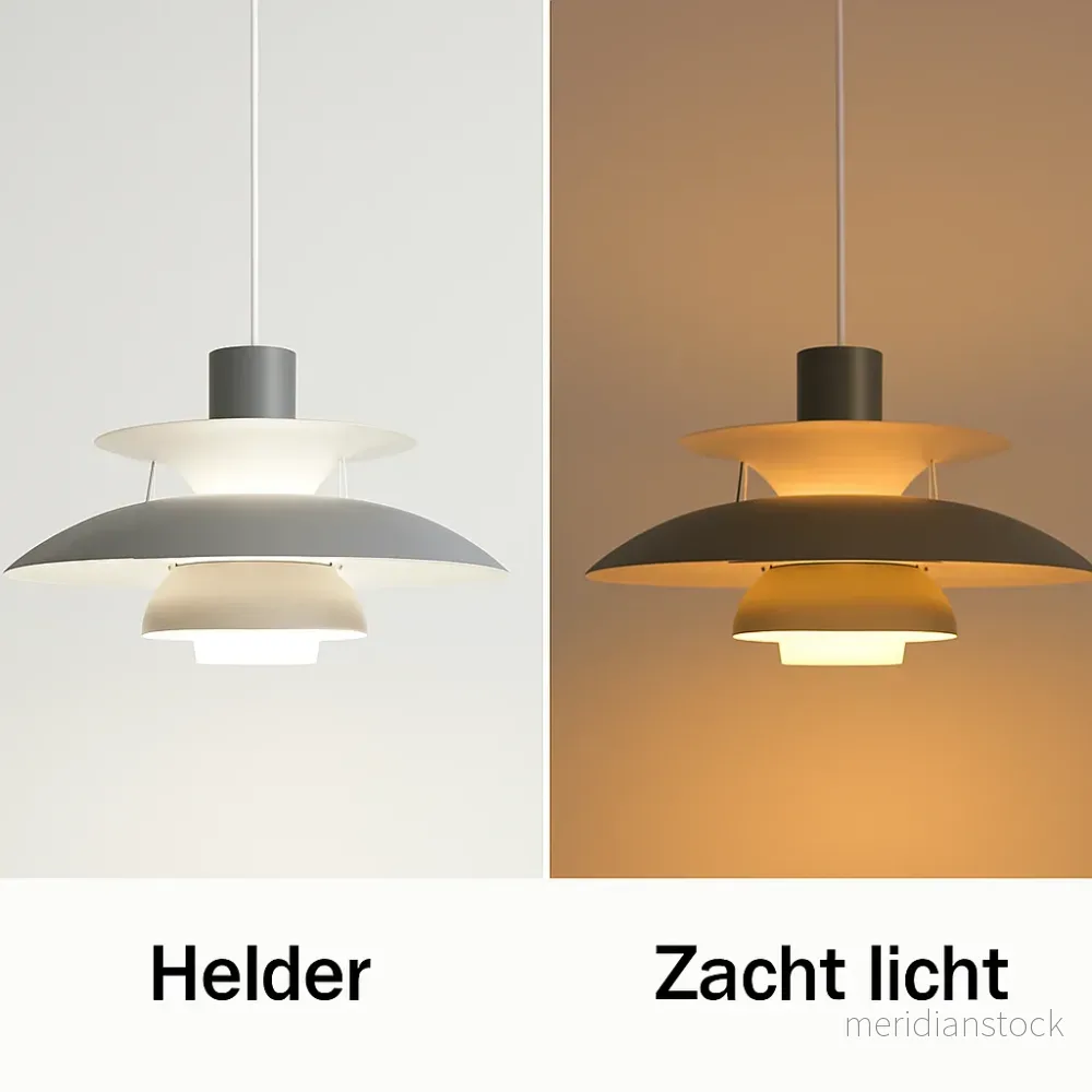 Modern rund LED-taklampa – dimbar och hållbar – stilfull belysning för vardagsrum, matsal och kontor - Bild 3