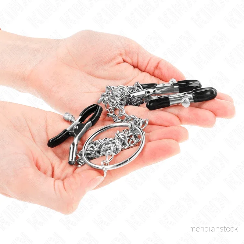KINK - TRIPLE NIPPLE AND CLIT CLAMPS WITH CHAIN MODEL 0 - Bild 2