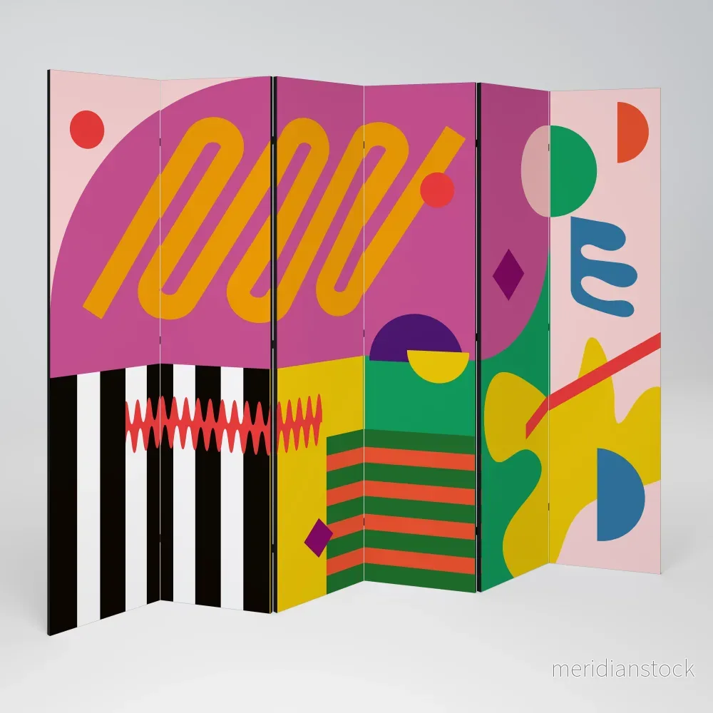 VIVID ART Rumsavdelare 6 paneler - Bild 2