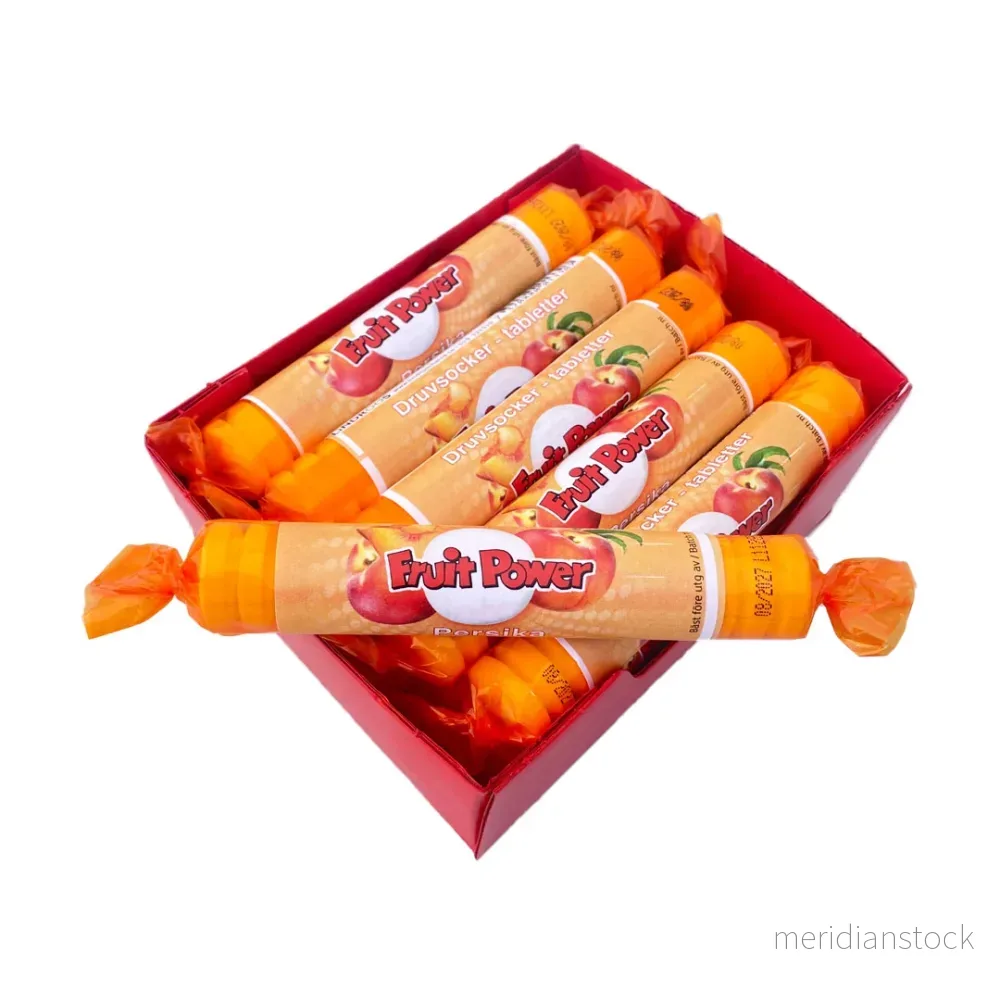 Druvsocker FruitPower Persika 15-pack Druvsocker FruitPower Persika 15-pack