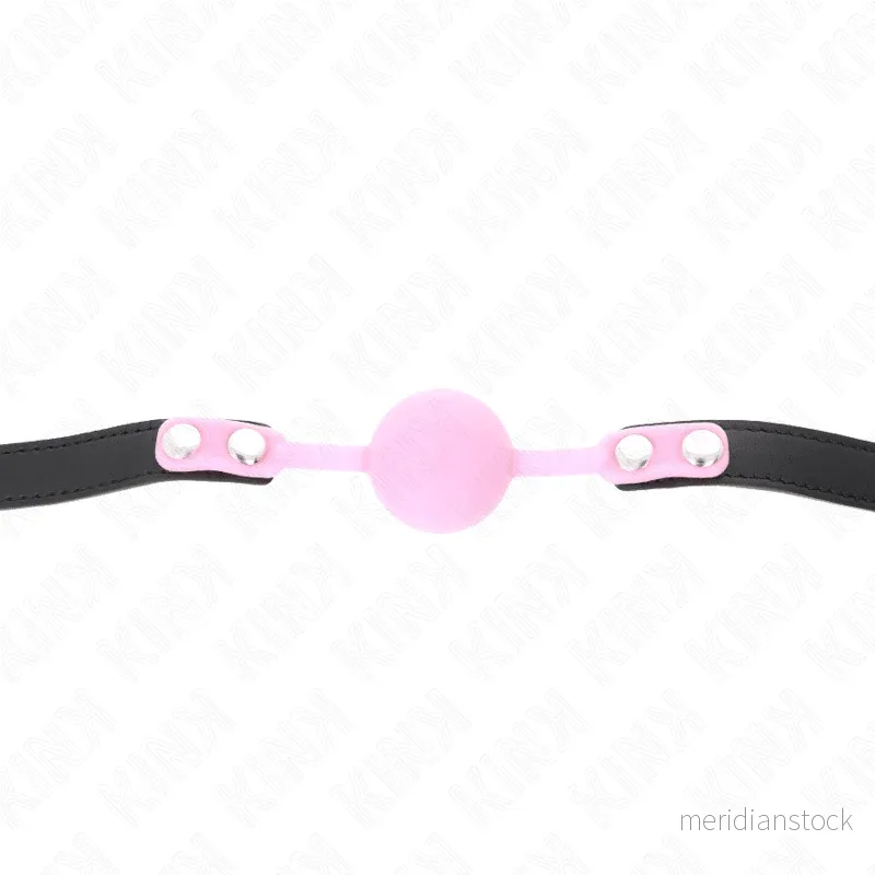 KINK - LUMINOUS SILICONE BALL 4 CM GAG 60 x 2 CM - Bild 3