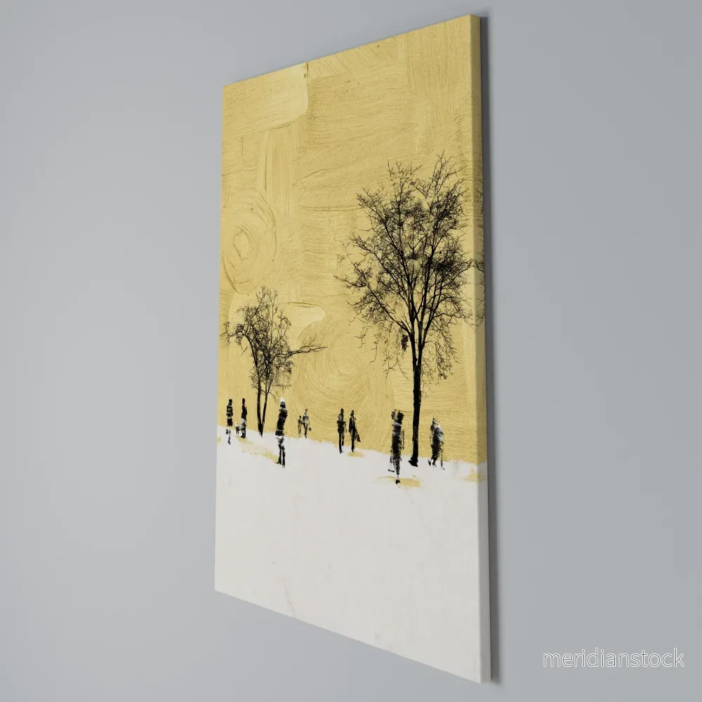 ERASED IN TIME Vertical Canvas Print - Bild 3