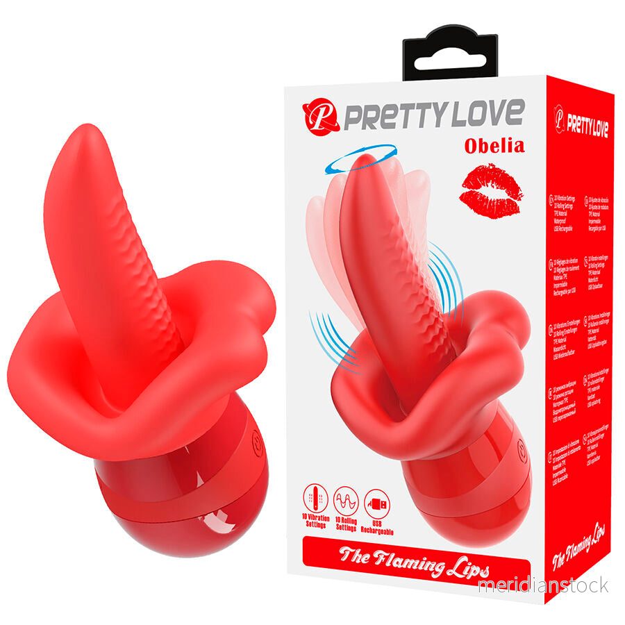 PRETTY LOVE - OBELIA MASTURBATOR TONGUE VIBRATOR WITH ORBITAL MOTION - Bild 3
