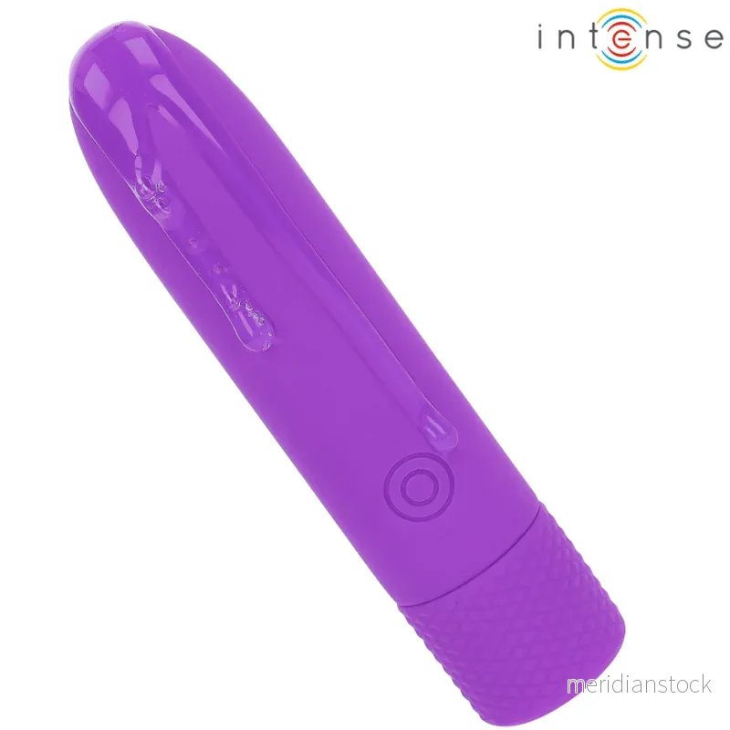 INTENSE - SYMONE USB RECHARGEABLE VIBRATING BULLET 8 VIBRATIONS PURPLE 10 X 2.2 CM - Bild 3