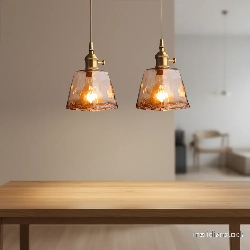 Retro hänglampa i metall och glas – Vintalux Retro hänglampa i metall och glas – Vintalux