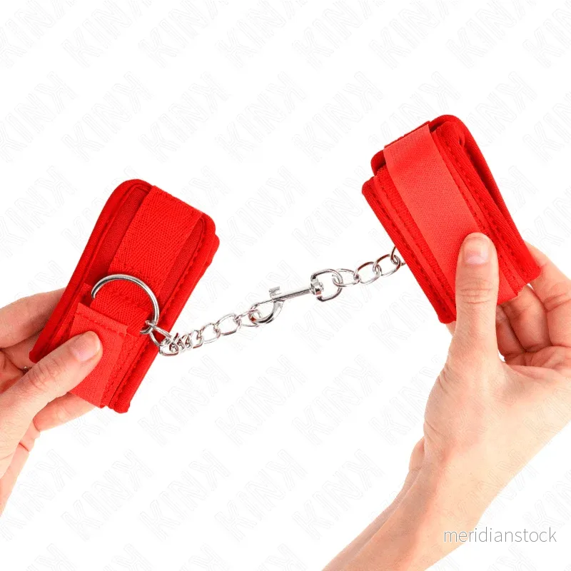 KINK - NEOPRENE WRIST RESTRAINTS RED 42 X 5 CM - Bild 3