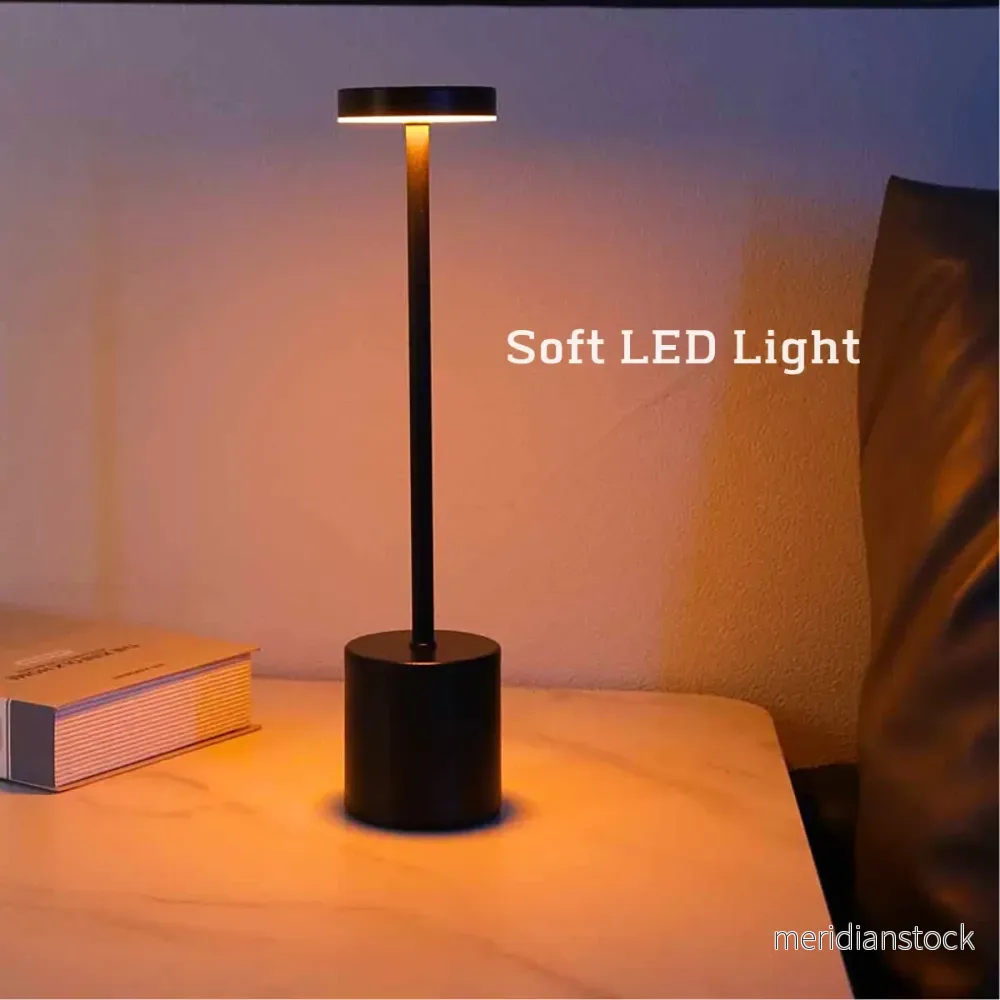 Trådlös metall-LED-bordslampa - LumiMetal - Bild 3