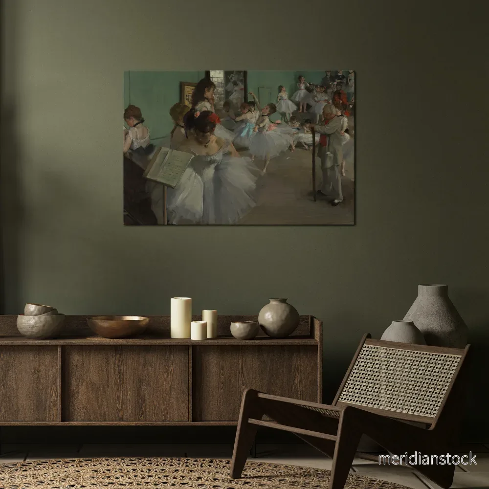 THE DANCE CLASS Horizontal Canvas Print - Bild 2