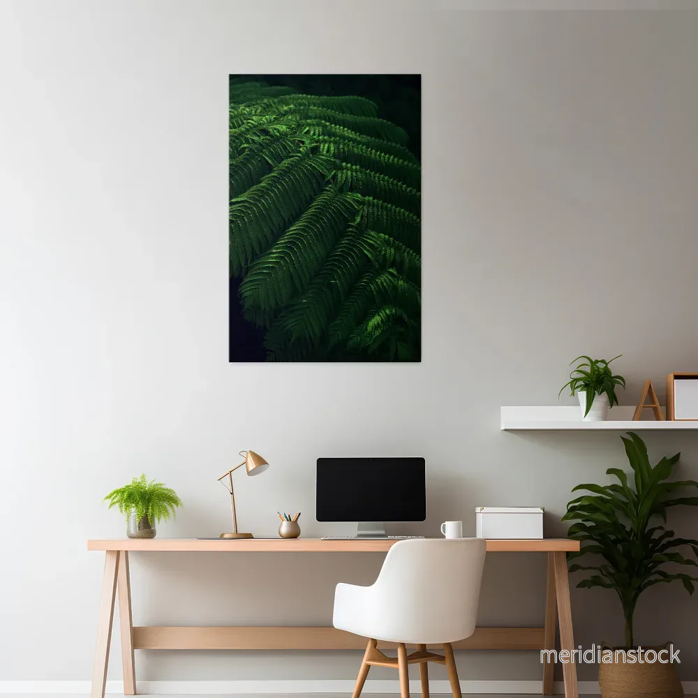 FERN FANTASY Vertical Canvas Print
