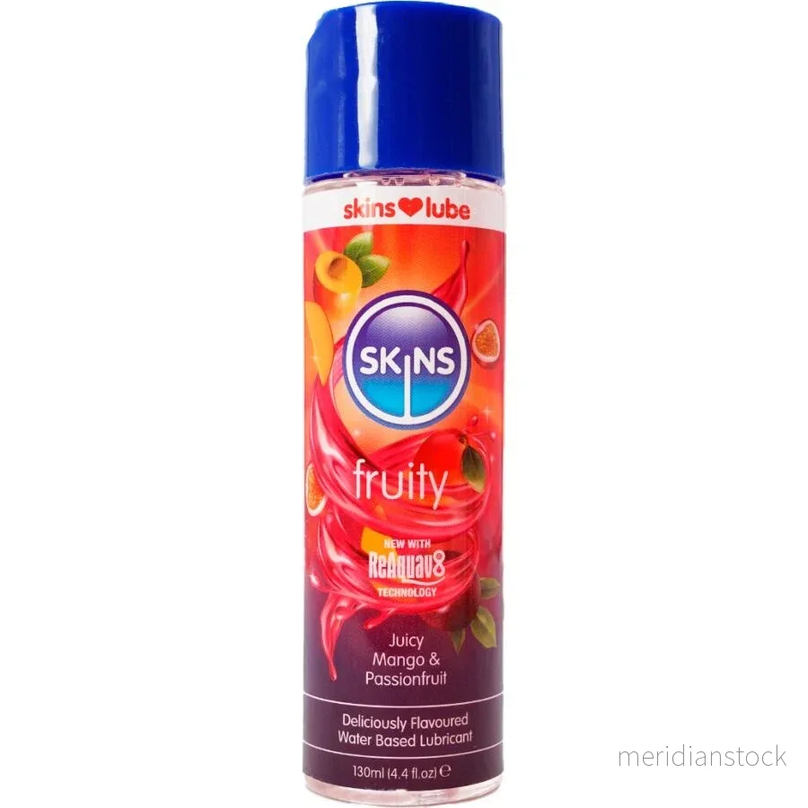 SKINS - FRUITY WATER-BASED LUBRICANT MANGO & PASSION FRUIT 130 ML