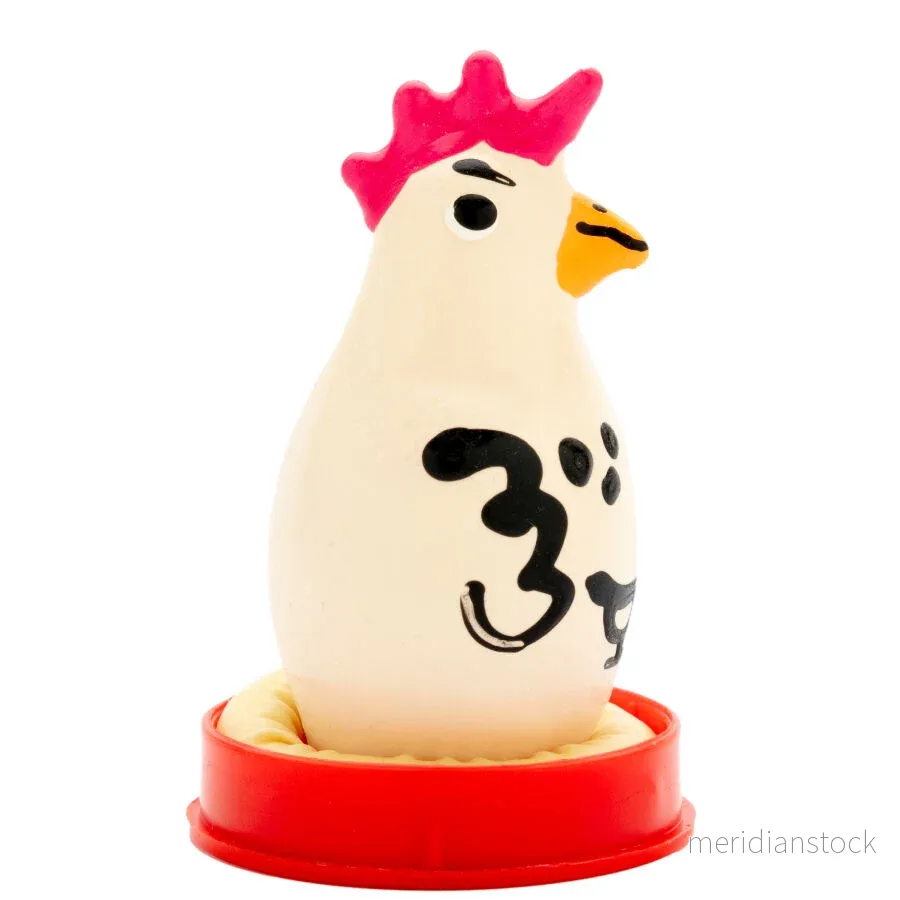 CONDOMERIE - HANDPAINTED NOVELTY CONDOMS COCKY ROOSTER - Bild 2
