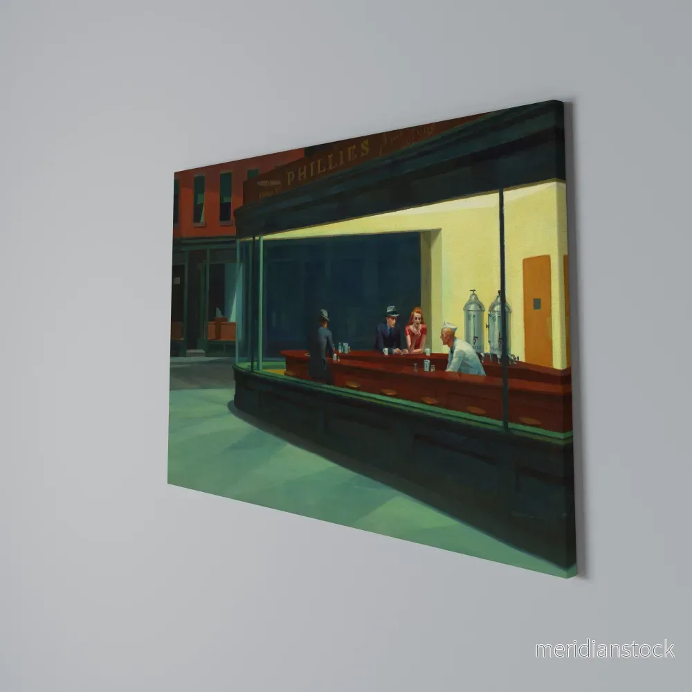 SERENE EVENING CHAT Horizontal Canvas Print - Bild 3