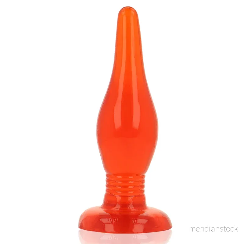 BAILE Red Soft Touch Anal Plug 14.2 cm - Comfortable and Body-Safe Pleasure Toy