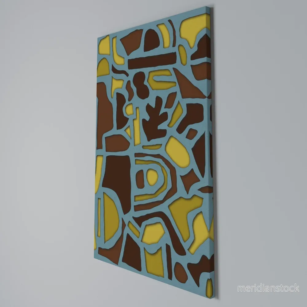 SHAPE EXTRAVAGANZA Vertical Canvas Print - Bild 3